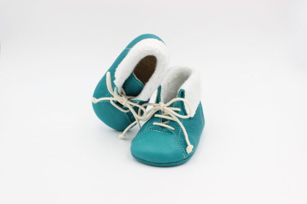 zapatos bebé musgo baby Cloud Turquesa